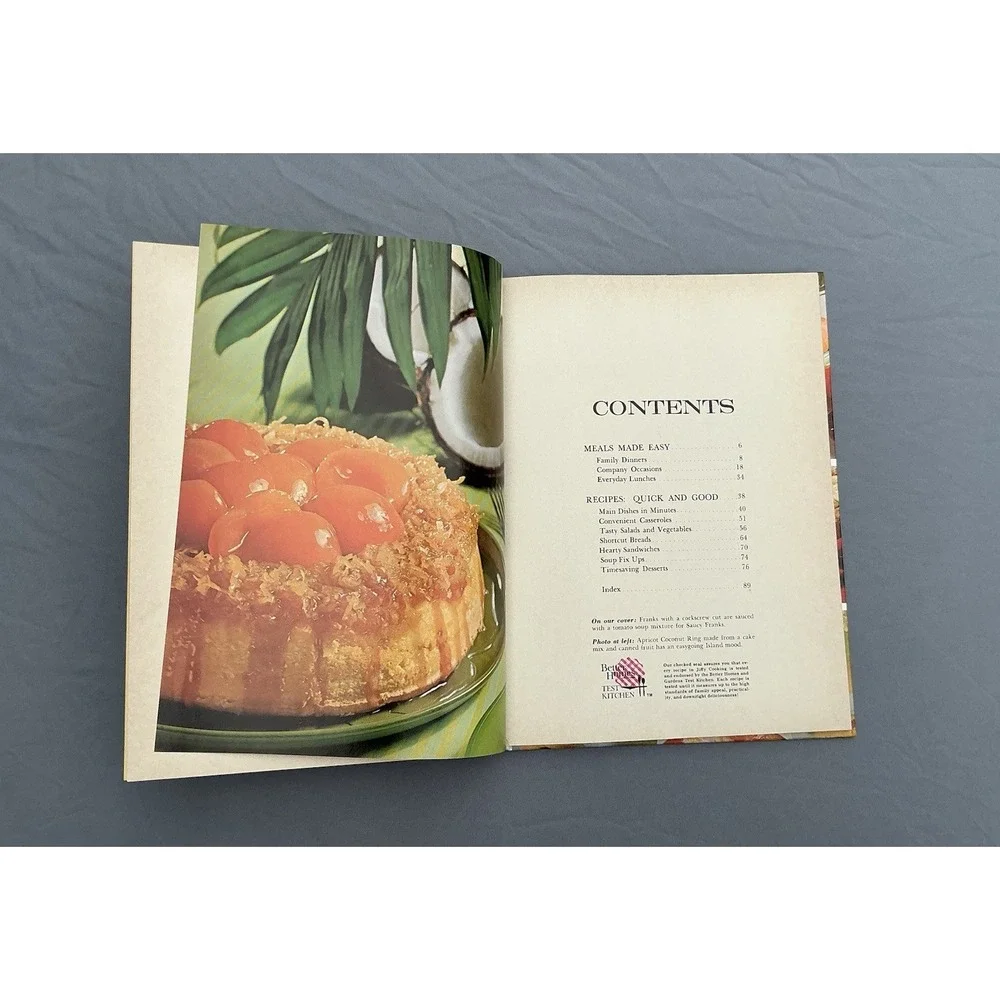 1967 Vintage Better Homes and Gardens Jiffy Cooking Cookbook